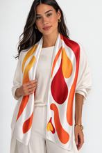 Load image into Gallery viewer, Flames of Beauty Signature Satin Scarf

