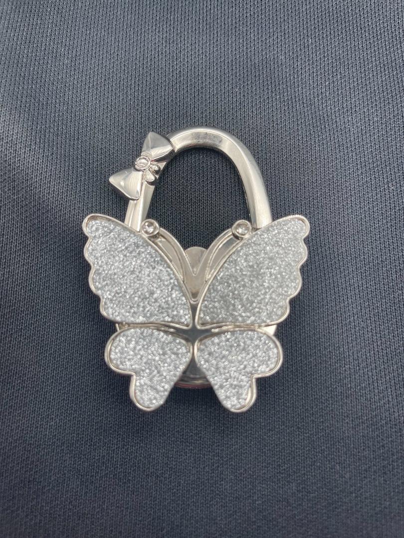 Foldable Handbag Table Hook - Butterfly Design
