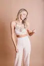 Load image into Gallery viewer, Crochet Lace High Neck Bralette XS/S - XL
